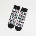 Счастливые носки Mahjong Women Crew Socks хлопковые девочки лодыжки носки оптовые фабрики